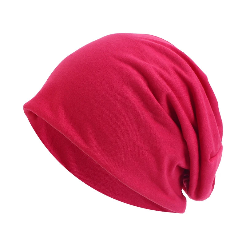 NOUVEAU RICHE Unisex-Mütze Elastisch Polyester Einheitsgröße Herbst Winter Hip-Hop Burgund