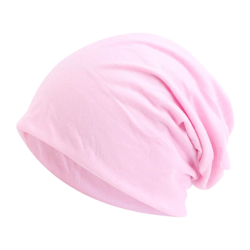 NOUVEAU RICHE Unisex-Mütze Elastisch Polyester Einheitsgröße Herbst Winter Hip-Hop Rosa