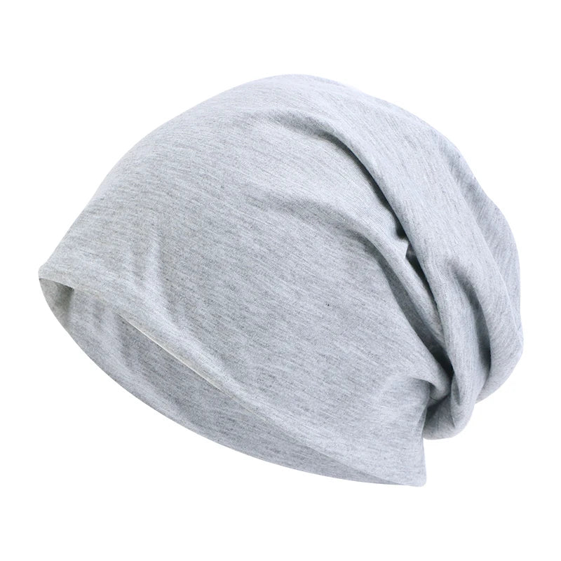 NOUVEAU RICHE Unisex-Mütze Elastisch Polyester Einheitsgröße Herbst Winter Hip-Hop hellsesamgrau