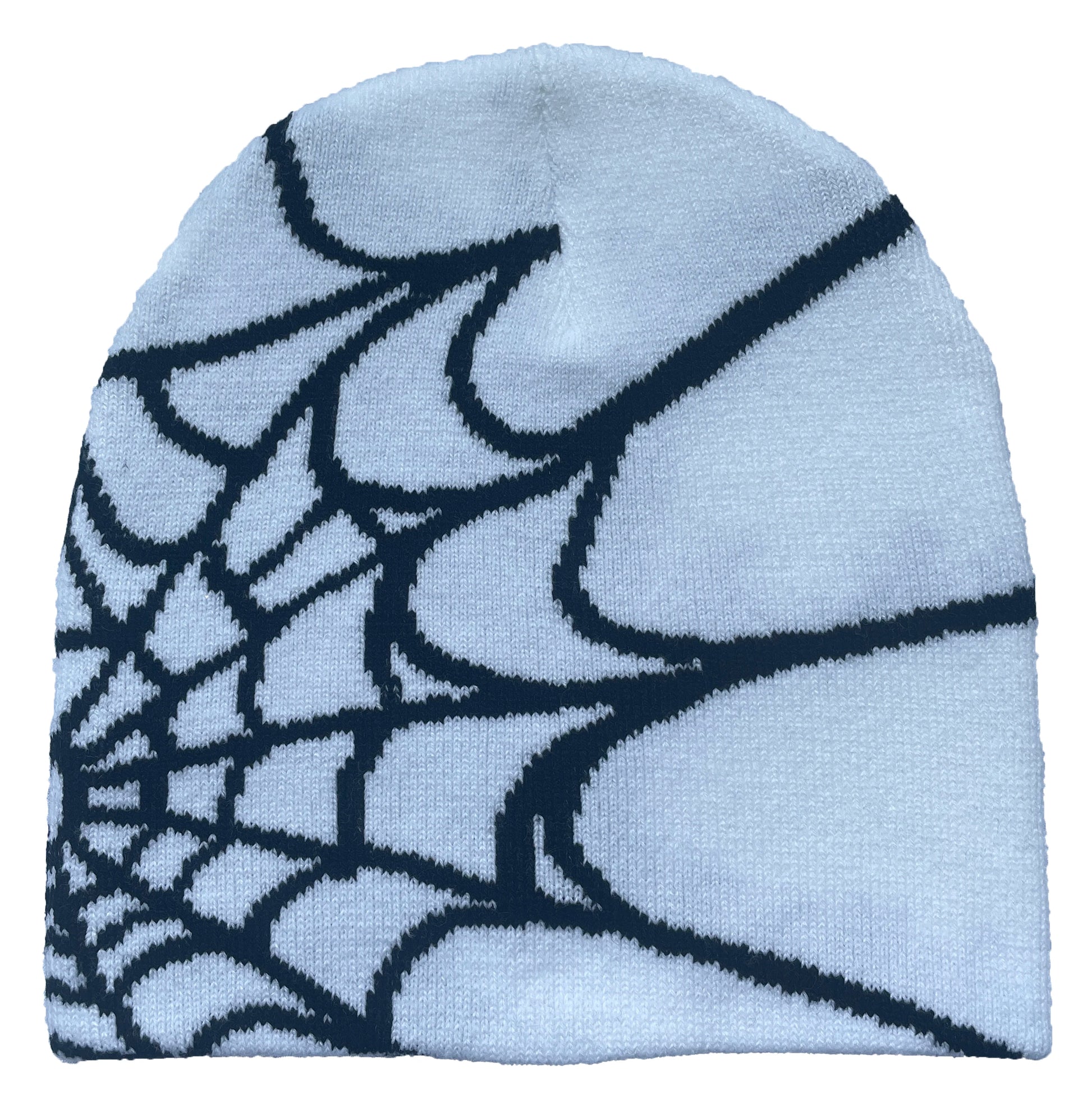 Unisex-Strickmütze mit Spinnennetz-Print, warme Outdoor-Pullovermütze, individuelle Beanie-Mütze 10