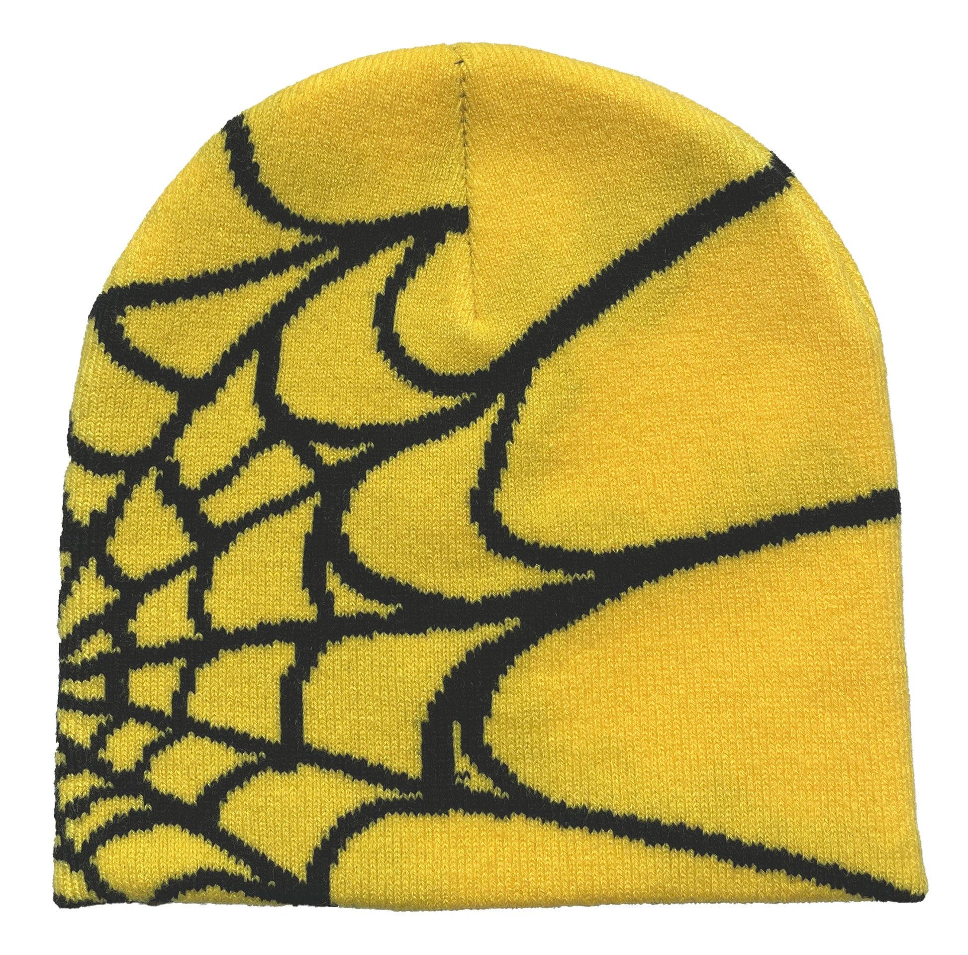 Unisex-Strickmütze mit Spinnennetz-Print, warme Outdoor-Pullovermütze, individuelle Beanie-Mütze 12