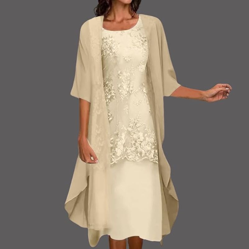 NOUVEAU RICHE Damen Zweiteiliges Minikleid Mit Blumenmuster Für Damen Set Gelb