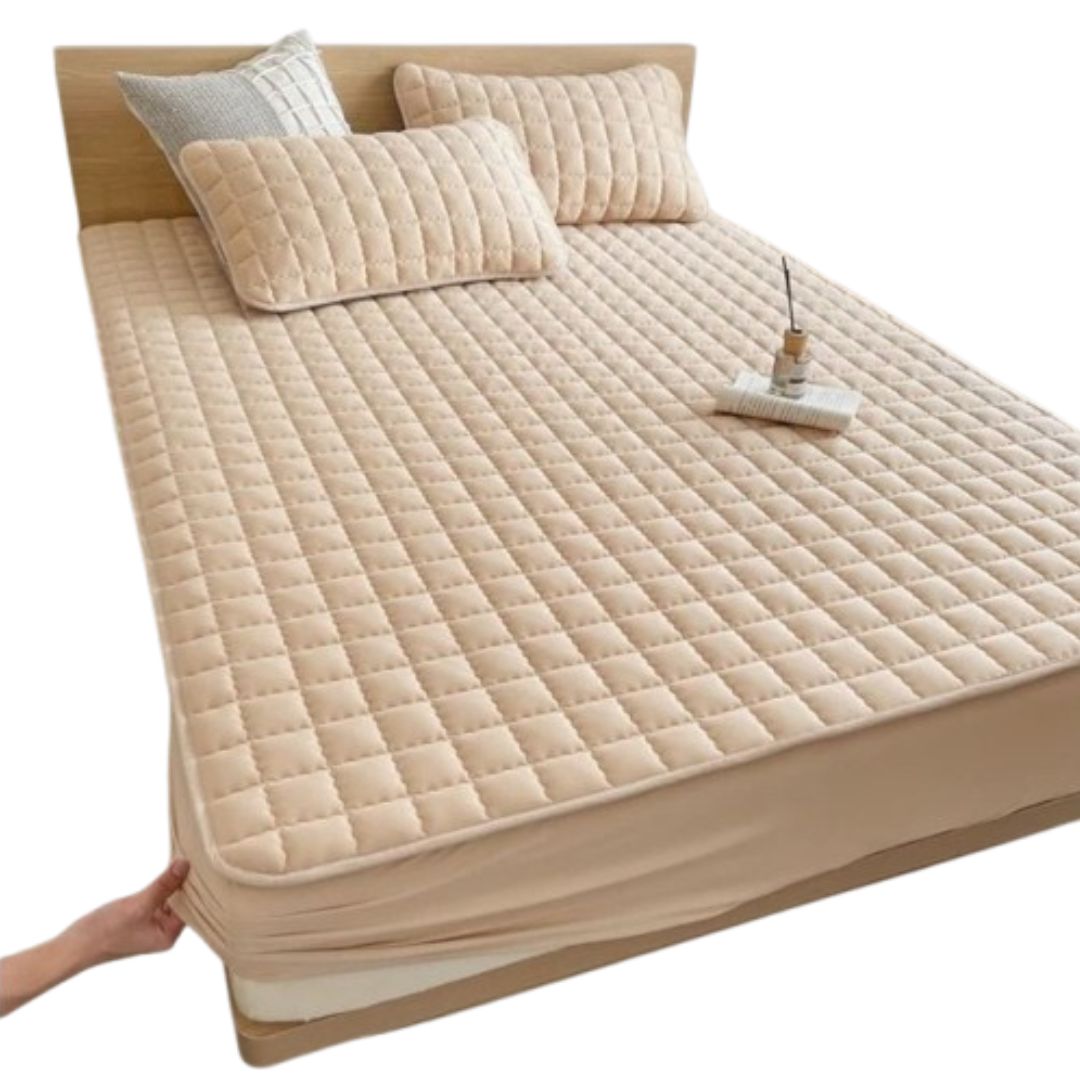 NOUVEAU RICHE Wasserdichter Matratzenschoner – Spannbetttuch Matratzenbezug mit Gummizug, atmungsaktiv & geräuscharm, 90×200 bis 200×220 cm