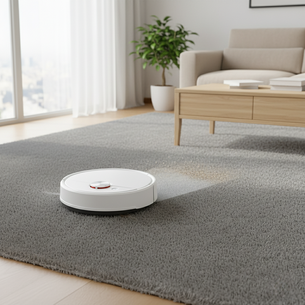 NOUVEAU RICHE Saugroboter mit Wischfunktion – 2-in-1 Staubsauger Roboter mit Wischfunktion für Hartböden, intelligente Navigation, 3 Farben Weiss