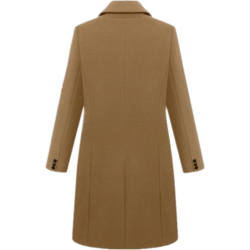 NOUVEAU RICHE Damen Mantel Lang Warm Wintermantel Stilvoll Elegant