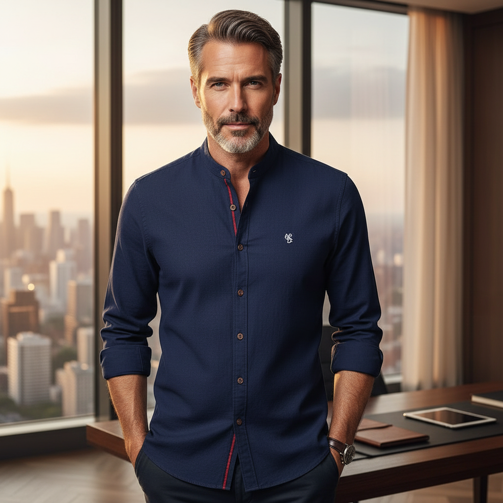 Herren Trachtenhemd Traditionelles Design Modernem Touch