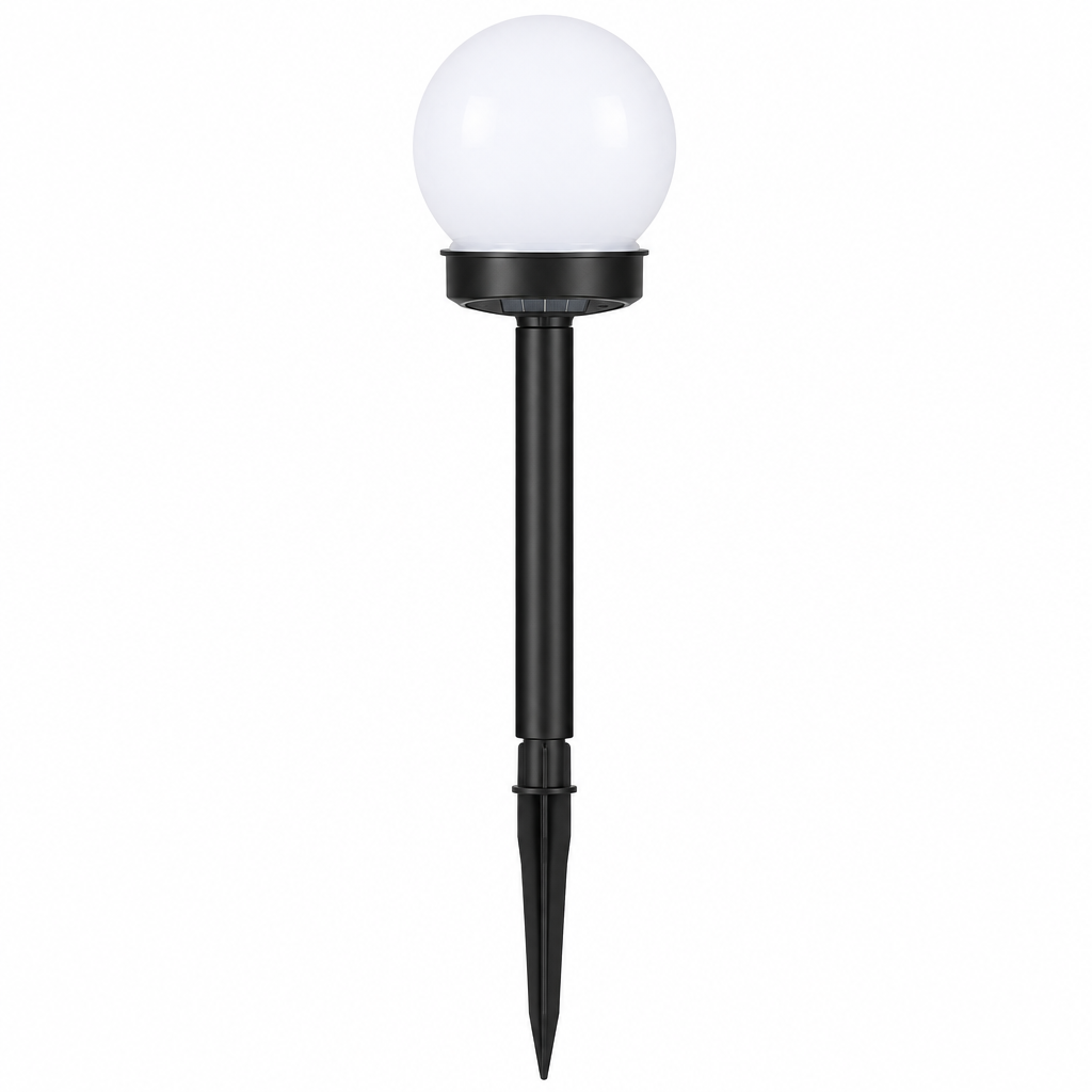 NOUVEAU RICHE 3er-Set Wasserdichte LED-Solar-Kugelleuchten – Solarkugeln für Garten, Weg & Terrasse – SunLuxe Orbs