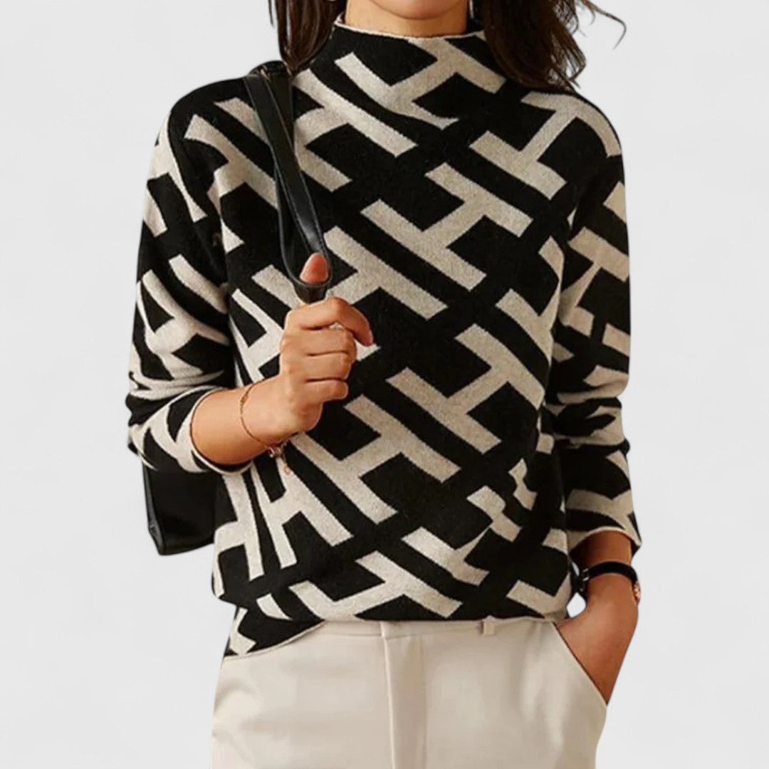 Sephira | Damen Pullover | Modernes Strickmuster