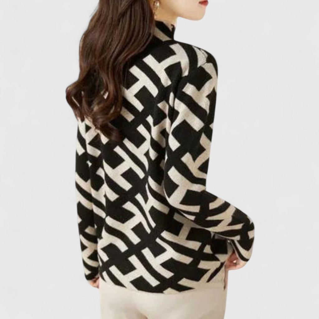 Sephira | Damen Pullover | Modernes Strickmuster