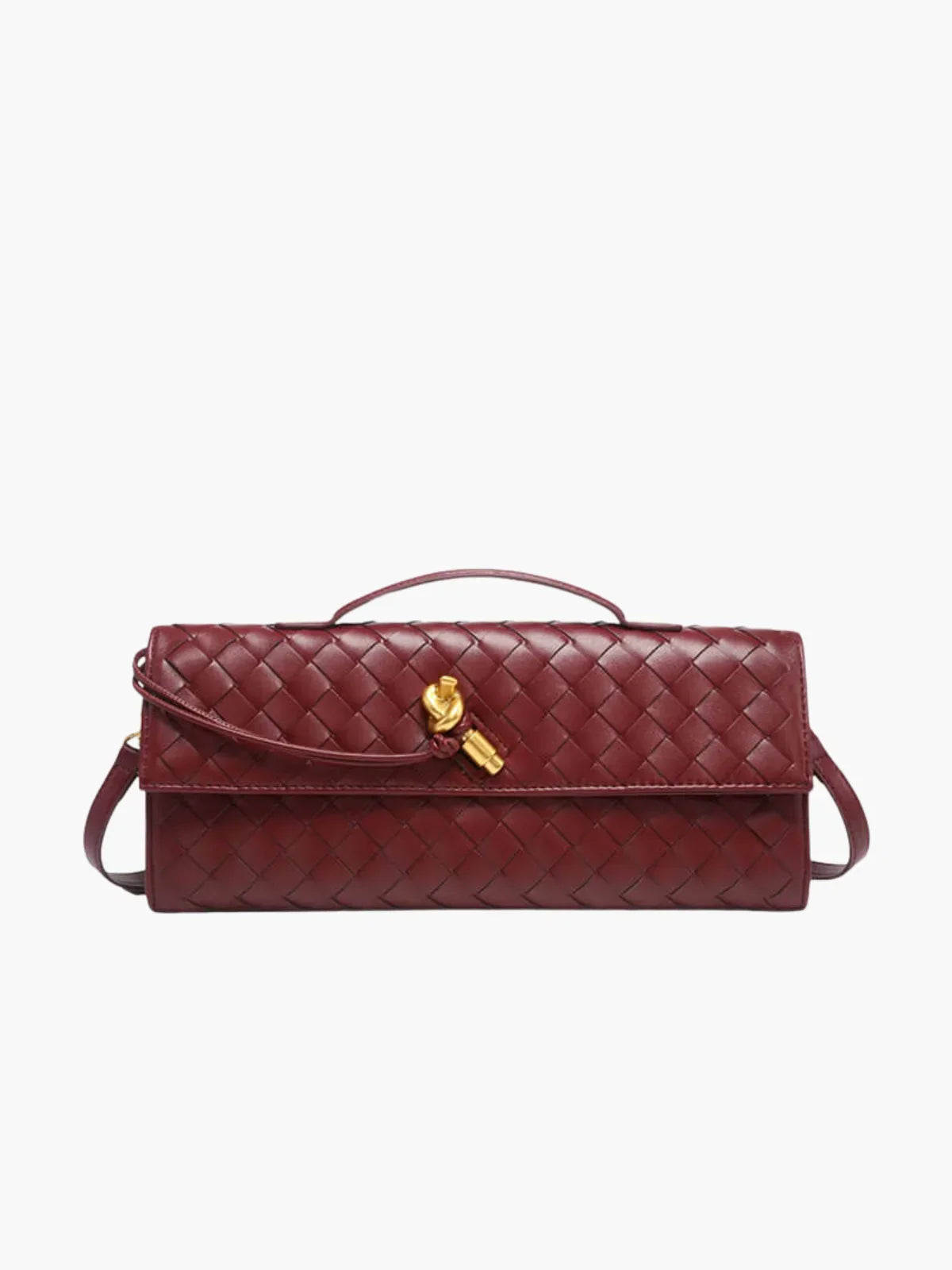 NOUVEAU RICHE Urban Crossbody Gewebte Schultertasche Für Stilbewusste Frauen Mit Vielseitigem Design Ideal Für Jeden Anlass Essig Einheitsgröße