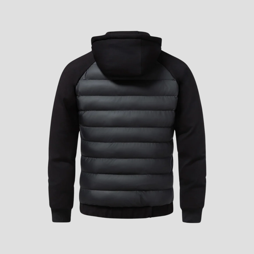 NOUVEAU RICHE Steppjacke Urban Kontrastpaneel Fleece Innenfutter Wärme