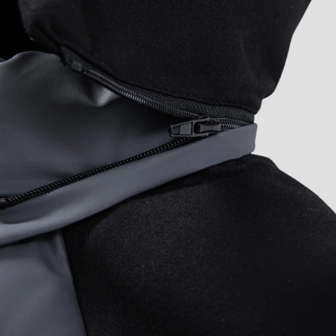 NOUVEAU RICHE Steppjacke Urban Kontrastpaneel Fleece Innenfutter Wärme