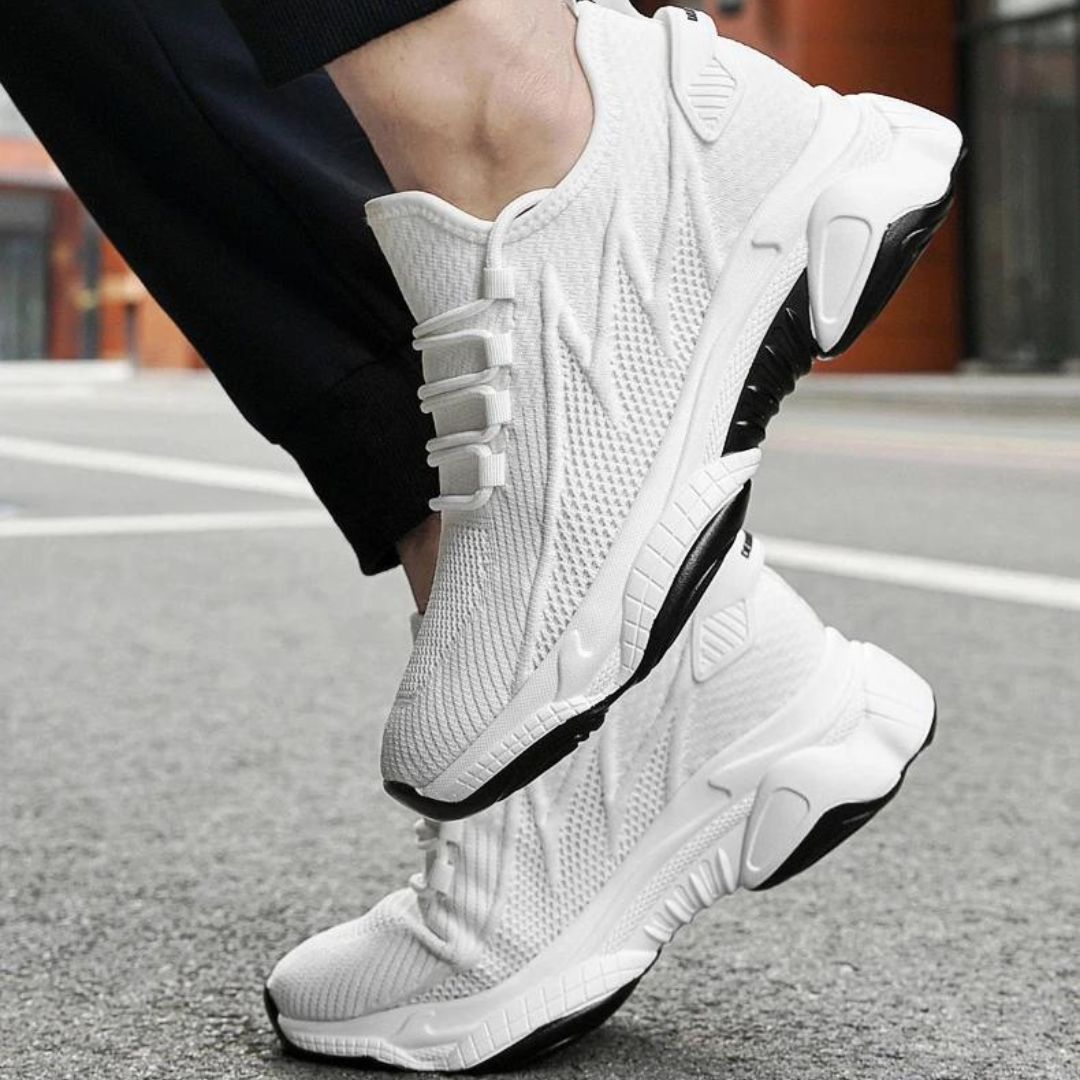 NOUVEAU RICHE Herren Sportschuhe Höhenerhöhung Atmungsaktiv Leicht Größe