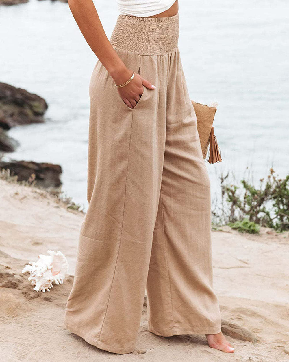 NOUVEAU RICHE Relaxed Fit Sommerhose Fließende Silhouette und Komfort