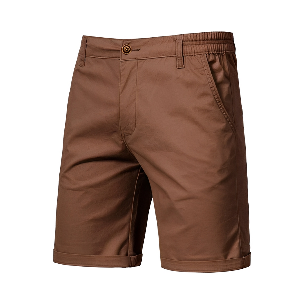 NOUVEAU RICHE Ranches | Herren-Shorts – Trendiges Design, lockere Passform & moderner Komfort Braun