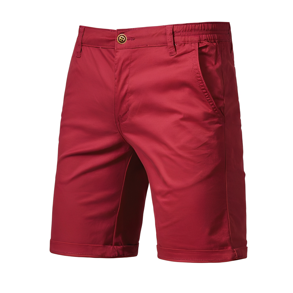 NOUVEAU RICHE Ranches | Herren-Shorts – Trendiges Design, lockere Passform & moderner Komfort Rot