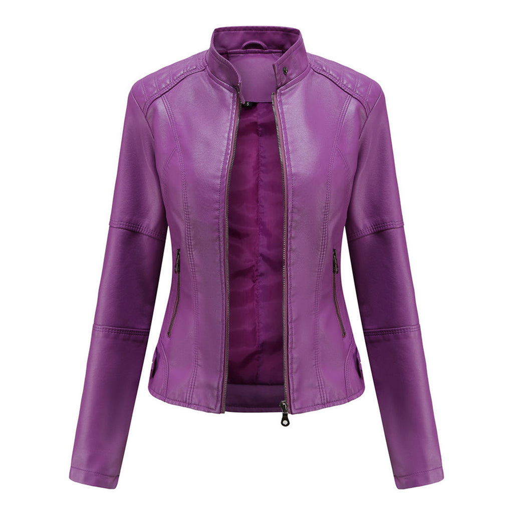 Isana | Women's Jacket | Stand Collar with Zippered Pockets