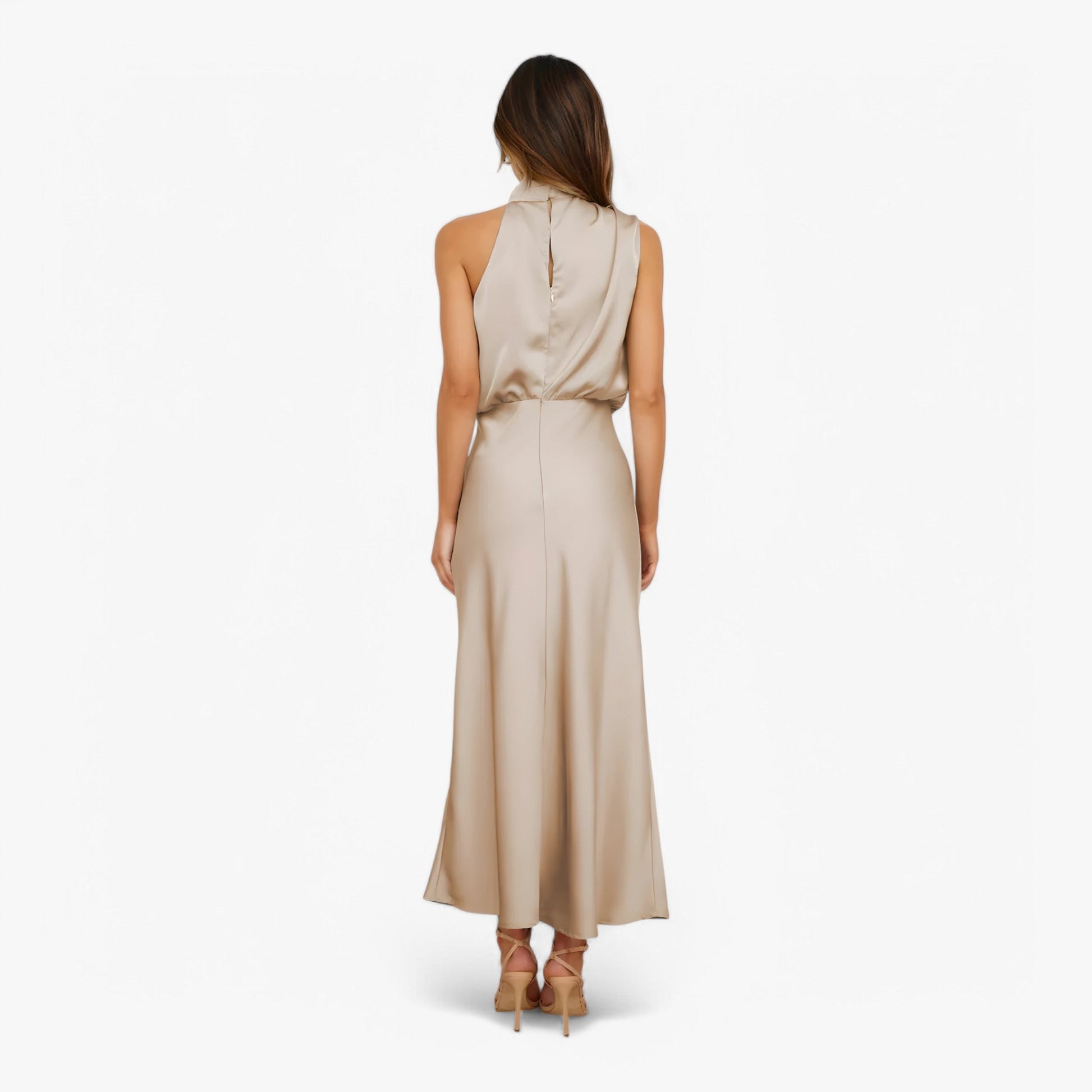 NOUVEAU RICHE Estela | Damen-Trägerlos-Festkleid – Anmutige Eleganz & Komfort für Events