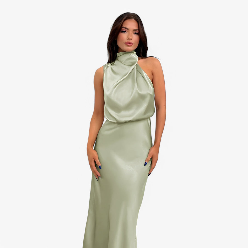 NOUVEAU RICHE Estela | Damen-Trägerlos-Festkleid – Anmutige Eleganz & Komfort für Events