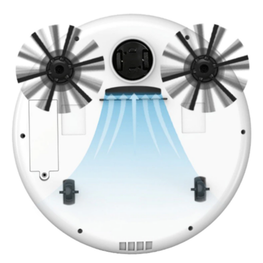 NOUVEAU RICHE Saugroboter mit Wischfunktion – 3-in-1 Smarter Staubsauger Roboter, 4 Reinigungsmodi, Kantenreinigung, Hinderniserkennung, 3 Farben