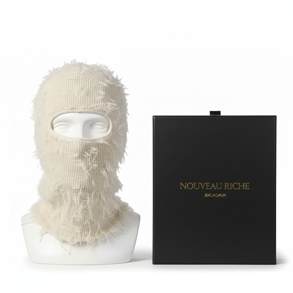 Herrenmütze Vollgesichtsmaske Skimaske Used-Look Tarnmuster Wintermütze Warm