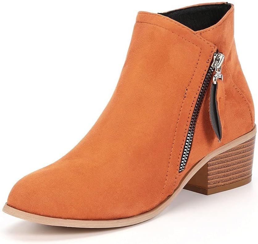 NOUVEAU RICHE Lederstiefel Damen Warm Gefüttert Rutschfeste Sohle