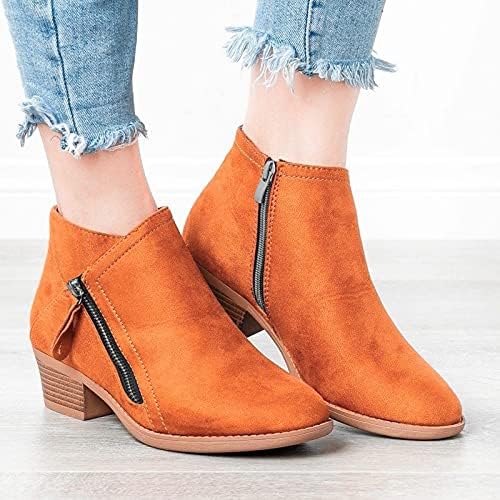 NOUVEAU RICHE Lederstiefel Damen Warm Gefüttert Rutschfeste Sohle