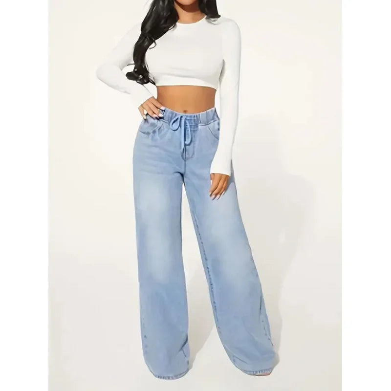 WW | High Waist Baggy Jeans für Frauen - Komfort mit Stil 2