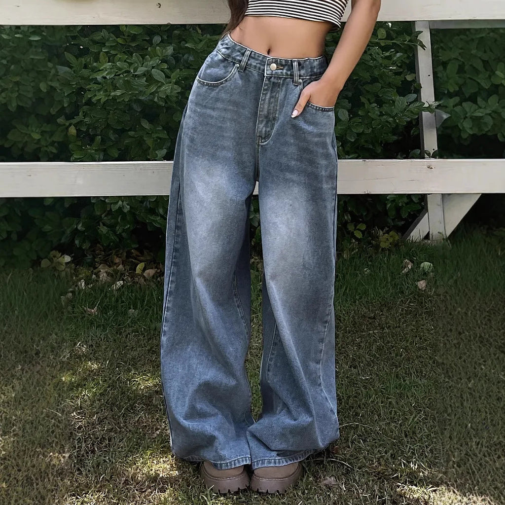 WW | Weite Bein Baggy Jeans - Lässiger Komfort 0