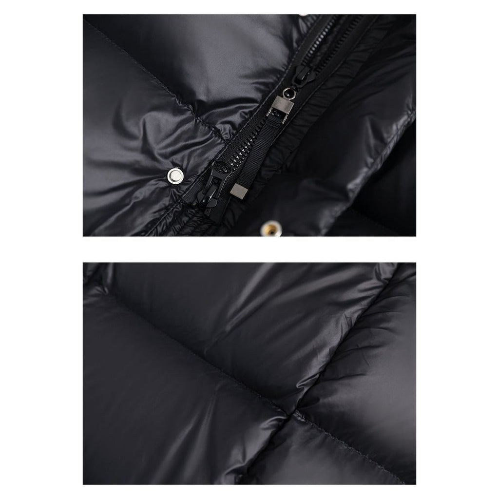 NOUVEAU RICHE Damen Daunen-Winterjacke Wasserdichte Warm Look Winterwetter