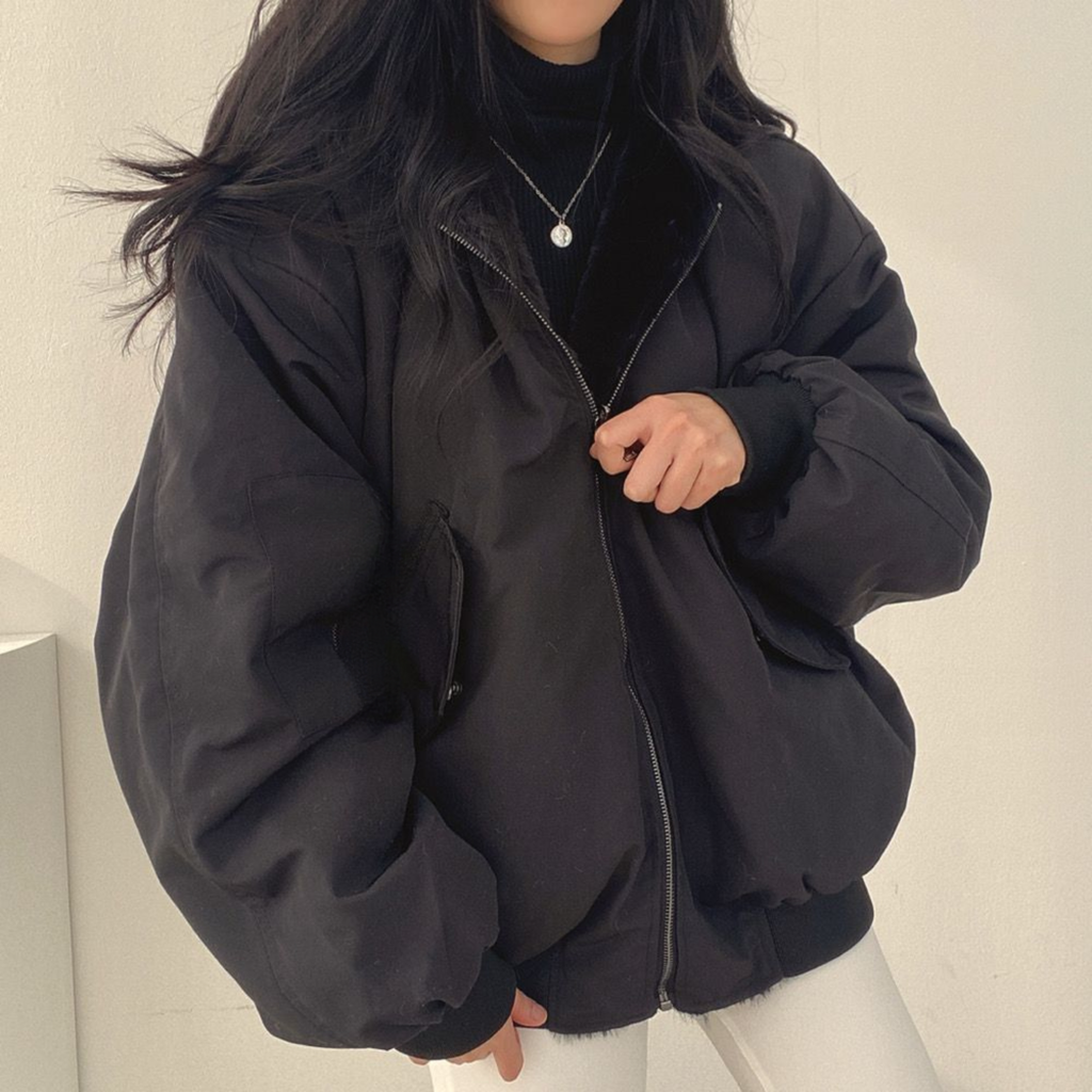 NOUVEAU RICHE Damen Fleece Jacke Leichte Warme Reisen Komfort Fleecejacke Schwarz