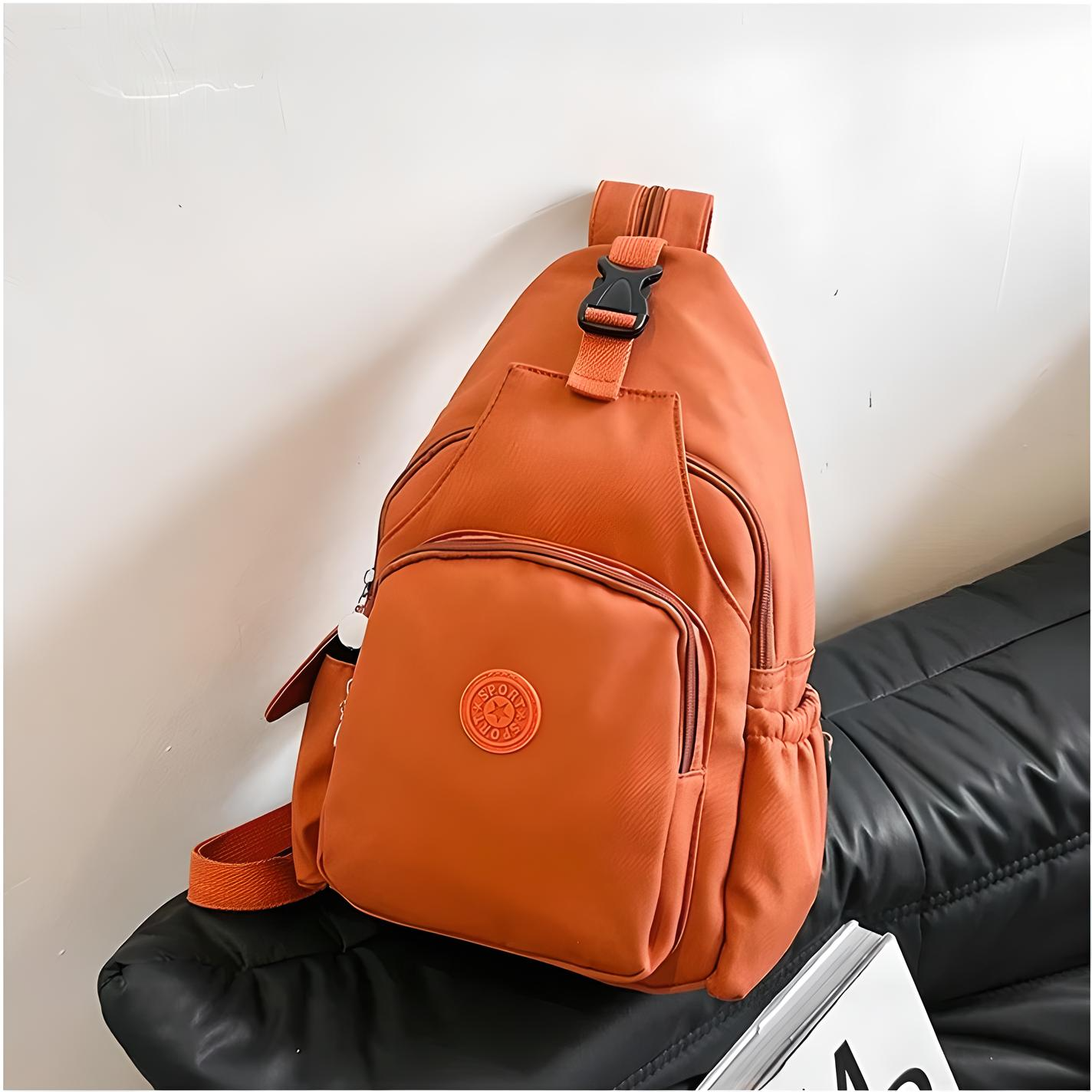 NOUVEAU RICHE Umhängetasche Mit Diebstahlschutz Wandelbar Und Elegant Orange