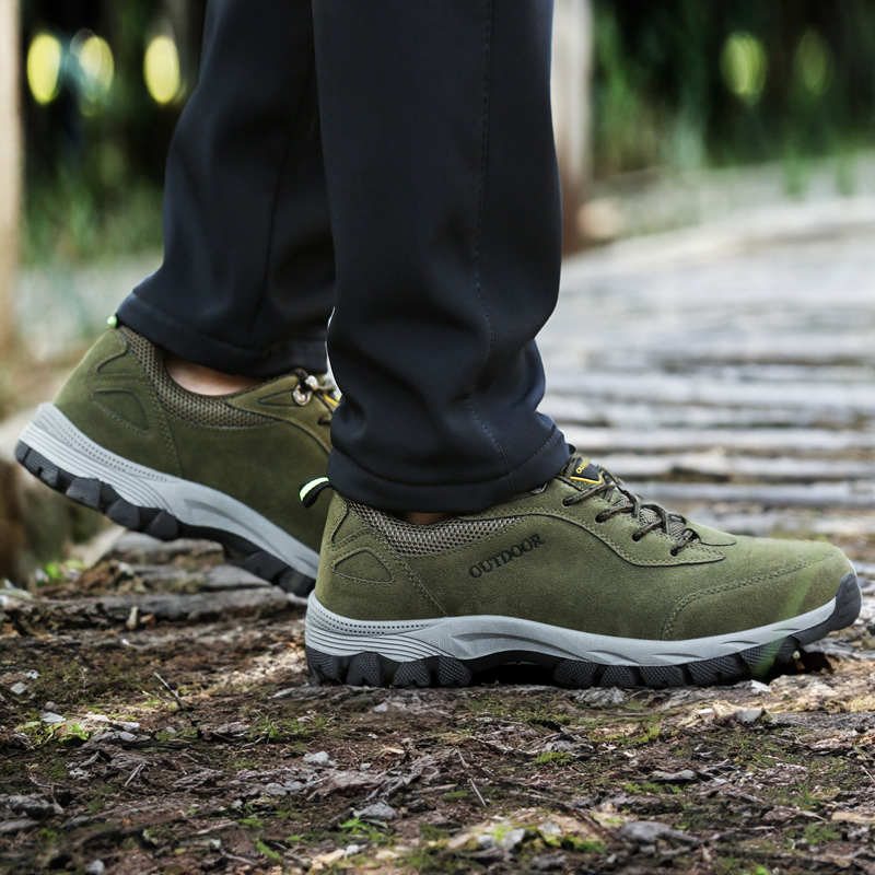 NOUVEAU RICHE Herren Wander Schuhe Profilierte Außensohle Schnürschuhe