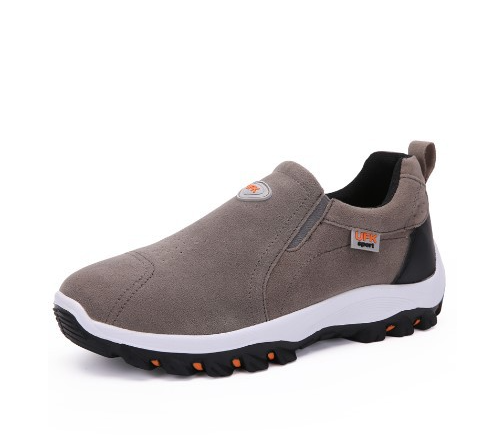 NOUVEAU RICHE Wanderschuhe Herren Bequem Gepolstert Leicht Lange Strecken Grau