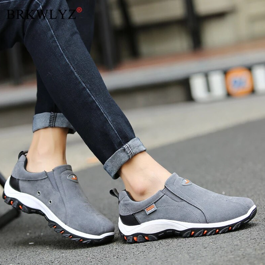 NOUVEAU RICHE Wanderschuhe Herren Bequem Gepolstert Leicht Lange Strecken