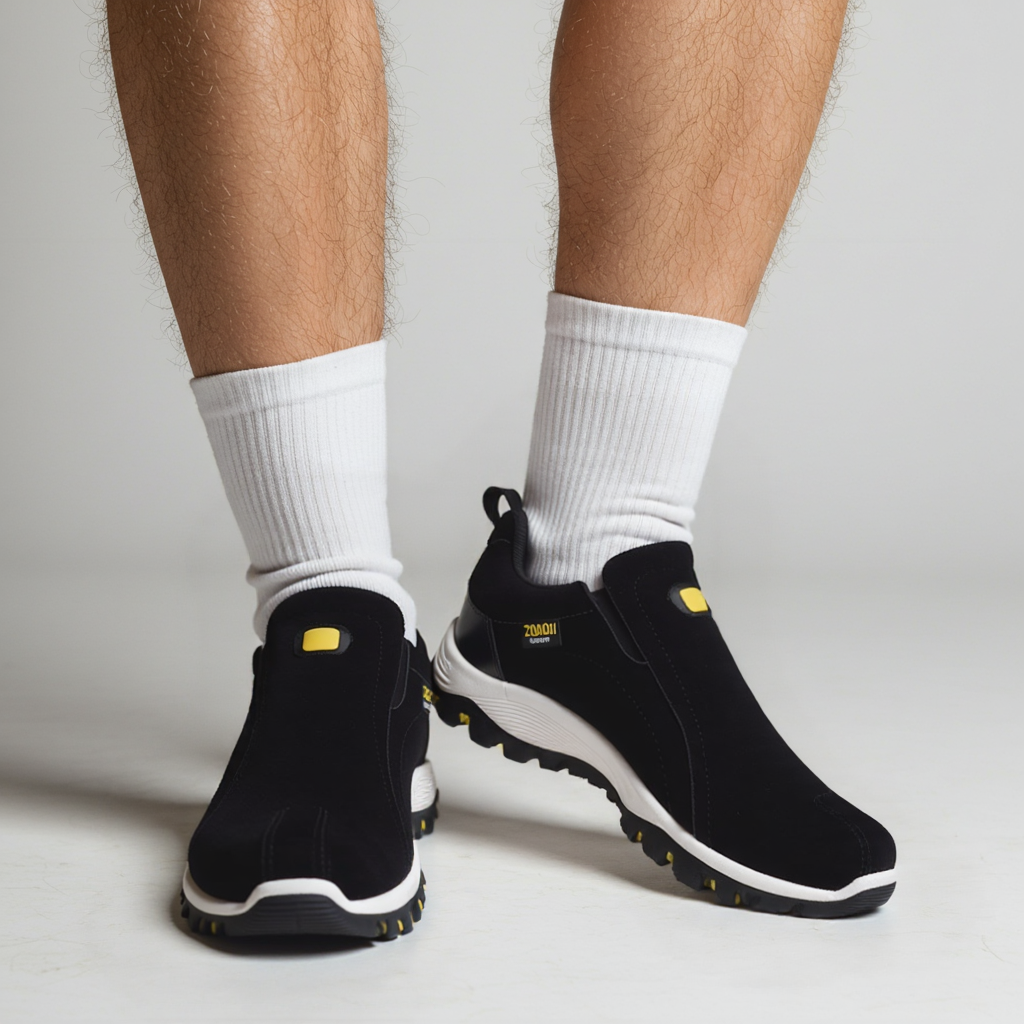 NOUVEAU RICHE Wanderschuhe Herren Bequem Gepolstert Leicht Lange Strecken