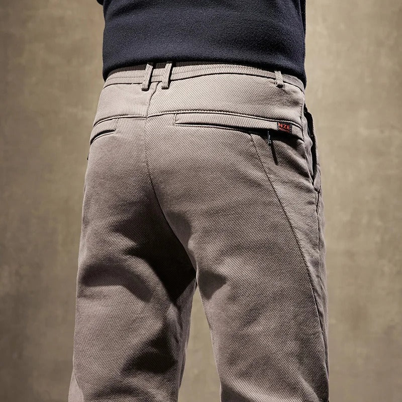 NOUVEAU RICHE Warme Fleecehose Herren Thermo Jogginghose Für Freizeit