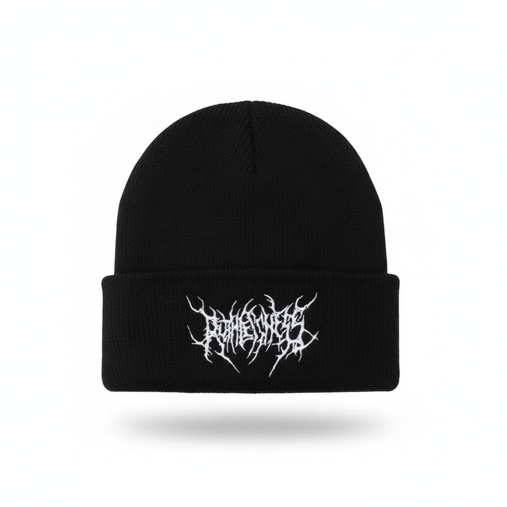 Damen Und Herren Warme Wintermützen Gothic-Streetpunk-Strickmützen Acryl