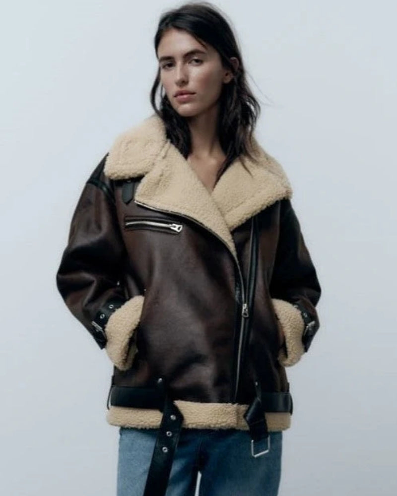 NOUVEAU RICHE Wasserabweisende Winterjacke Mit Isolierung Revers Täglichen Komfort Und Wärme