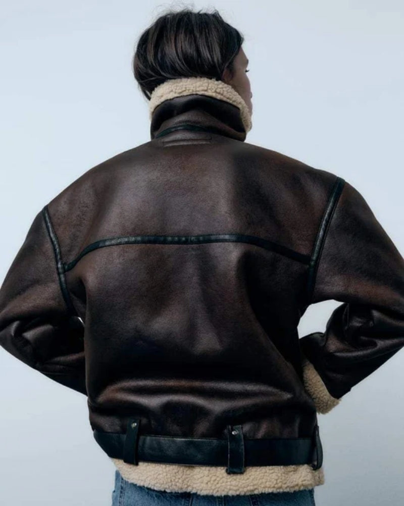 NOUVEAU RICHE Wasserabweisende Winterjacke Mit Isolierung Revers Täglichen Komfort Und Wärme