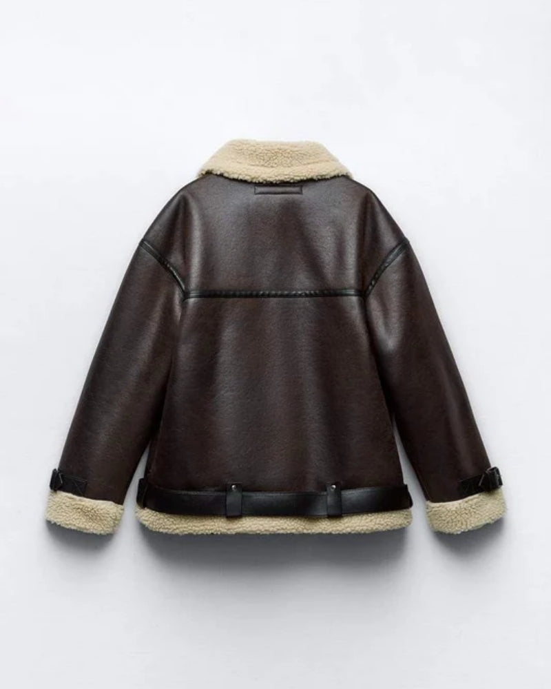NOUVEAU RICHE Wasserabweisende Winterjacke Mit Isolierung Revers Täglichen Komfort Und Wärme