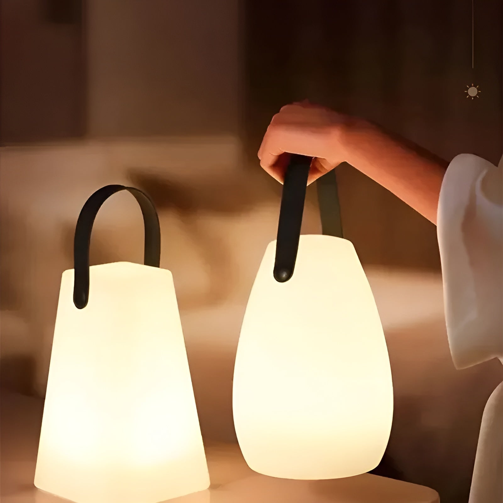 NOUVEAU RICHE Wasserdichte Drahtlose LED Tischlampe 16 Farben Innen Und Außen