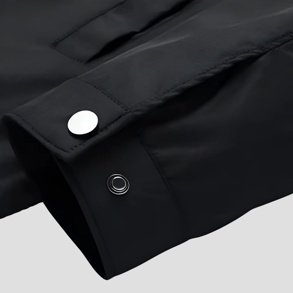 NOUVEAU RICHE Wasserdichte Reißverschlussjacke Leichter Stoff Schutz Und Stil