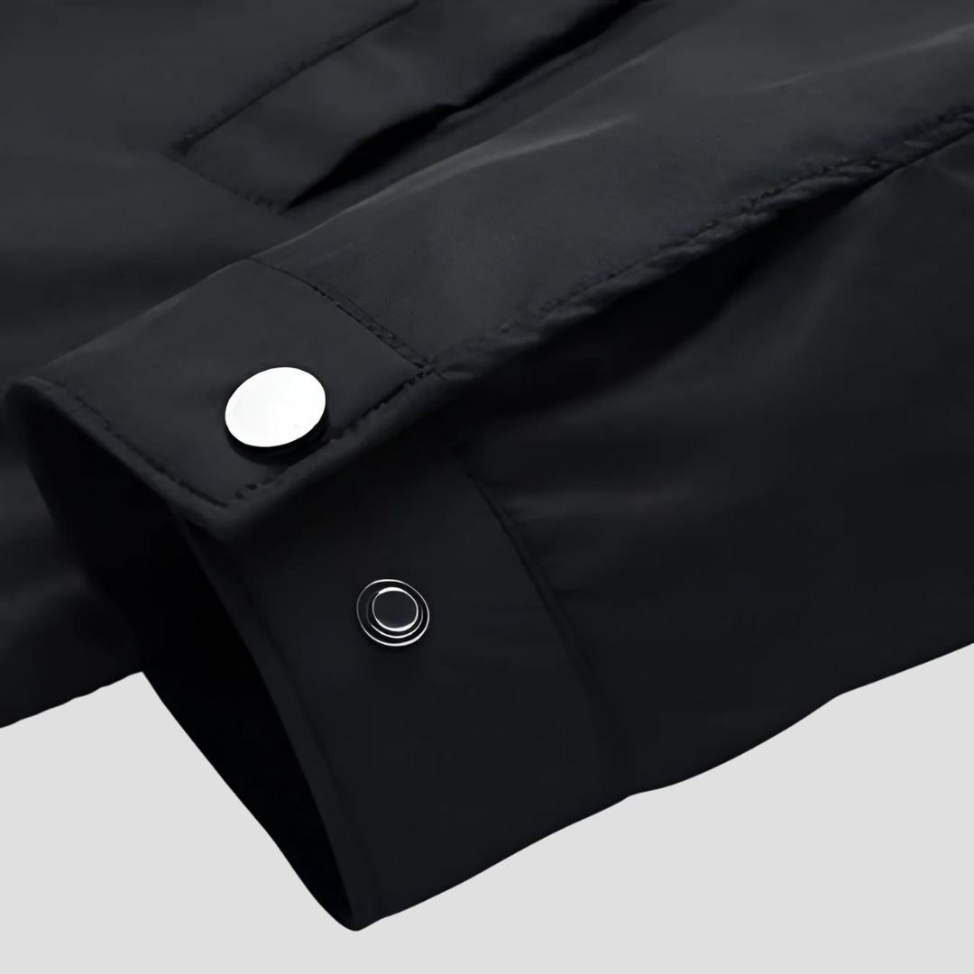 NOUVEAU RICHE Wasserdichte Reißverschlussjacke Leichter Stoff Schutz Und Stil