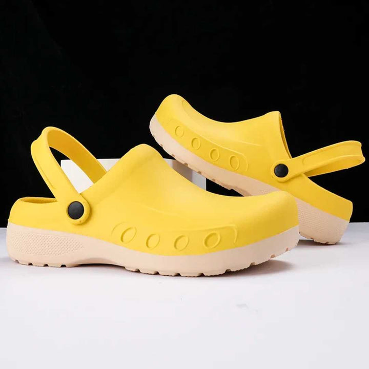 NOUVEAU RICHE Rutschfeste professionelle Kochschuhe – Rutschfeste Küchenschuhe & Arbeitsschuhe für Damen und Herren, wasserdicht, Fussgewölbestütze – GripChef