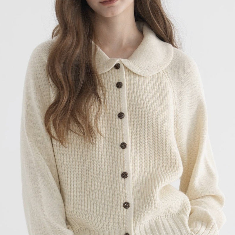 Mechi | Damen Strickjacke | Weiche Strickstruktur Langarm