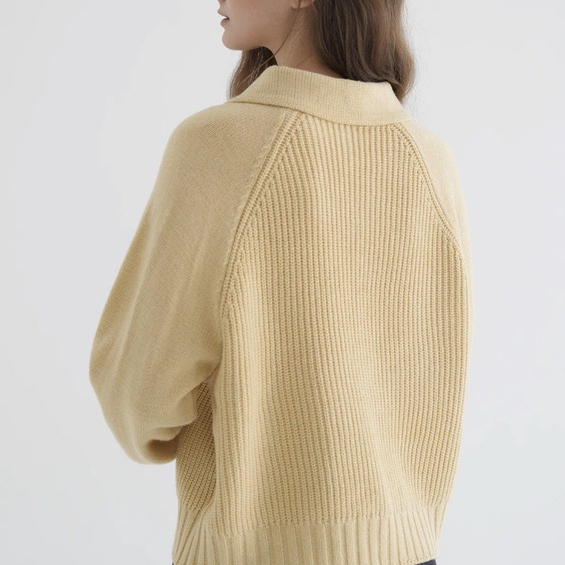 Mechi | Damen Strickjacke | Weiche Strickstruktur Langarm