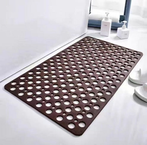 NOUVEAU RICHE Duschmatte rutschfest – Badewannenmatte mit Saugnäpfen & Ablauflöchern, leicht zu reinigen, 6 Farben, 4 Grössen