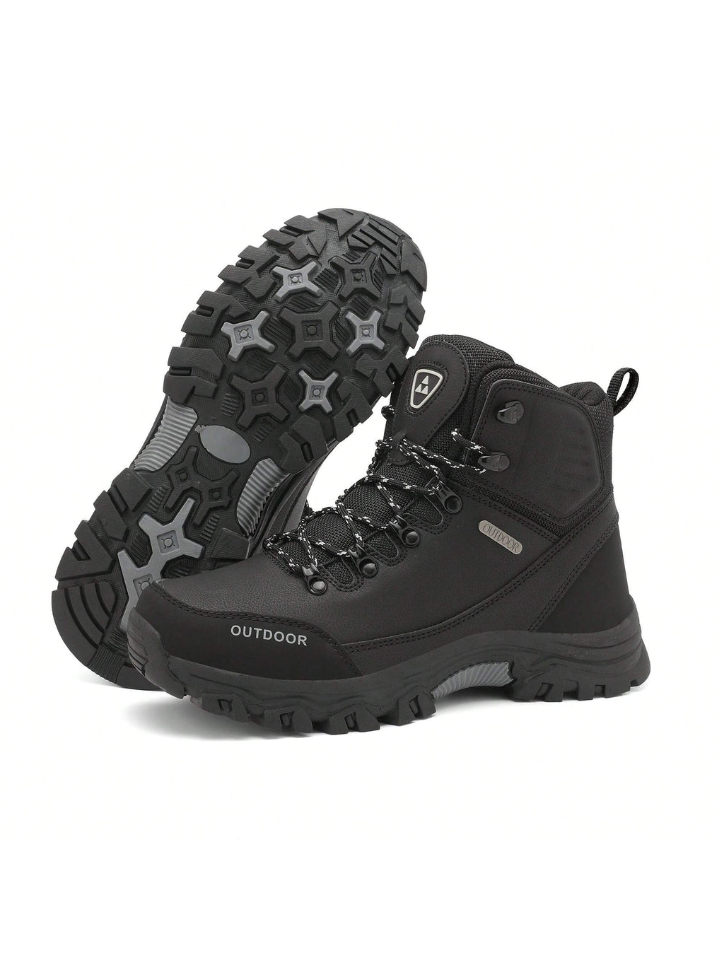NOUVEAU RICHE Herren Schnürstiefel – Wildträger Outdoor & Robust Unterwegs Schwarz
