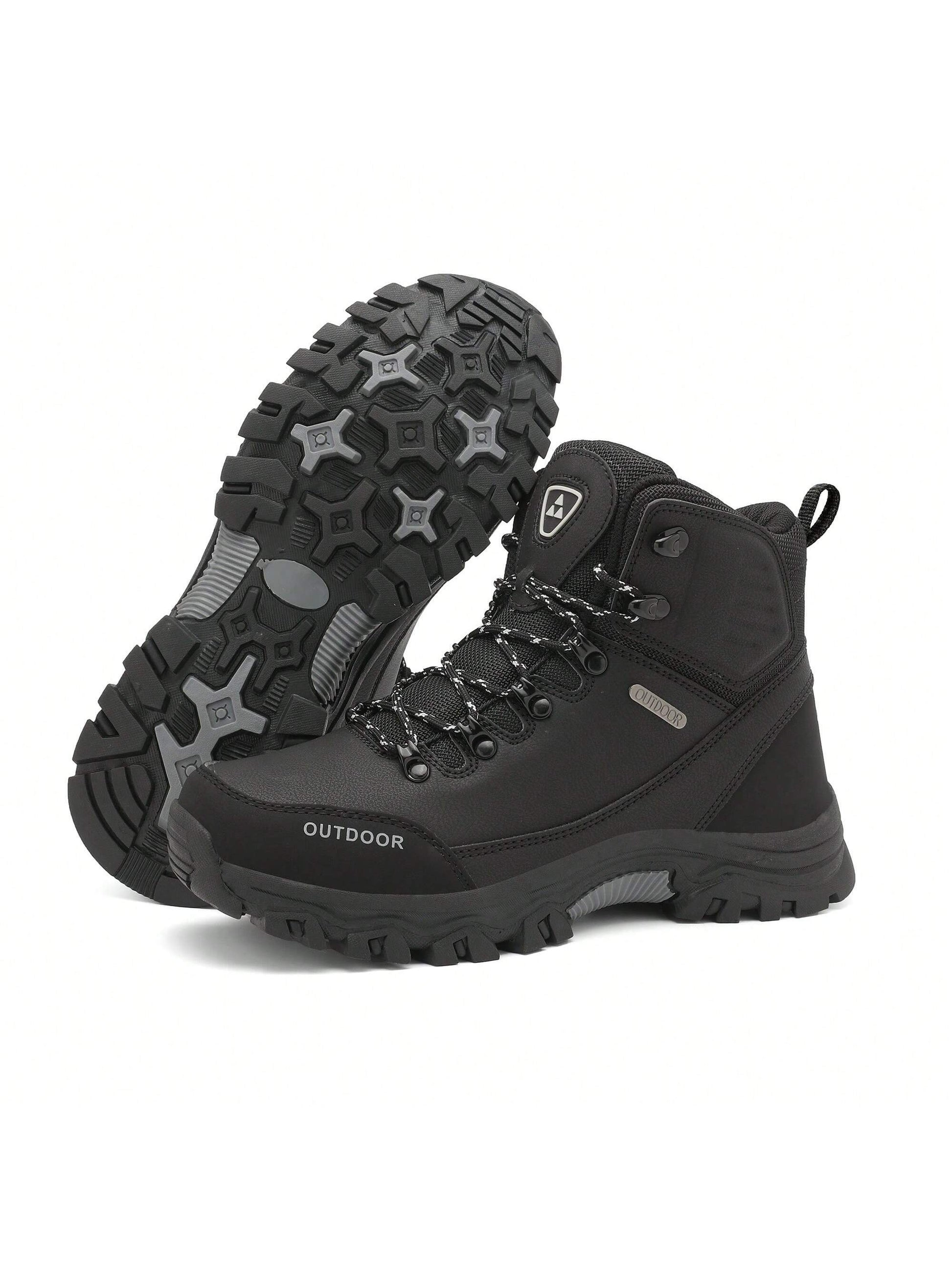 NOUVEAU RICHE Herren Schnürstiefel – Wildträger Outdoor & Robust Unterwegs Schwarz